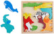 Marionetten-Tierpuzzle aus Holz mit Puzzlebrett – 12 Teile – Kinderpuzzle mit Tierfiguren – Holzpuzzlespielzeug für Kinder – Tierpuzzle mit Holzrahmen