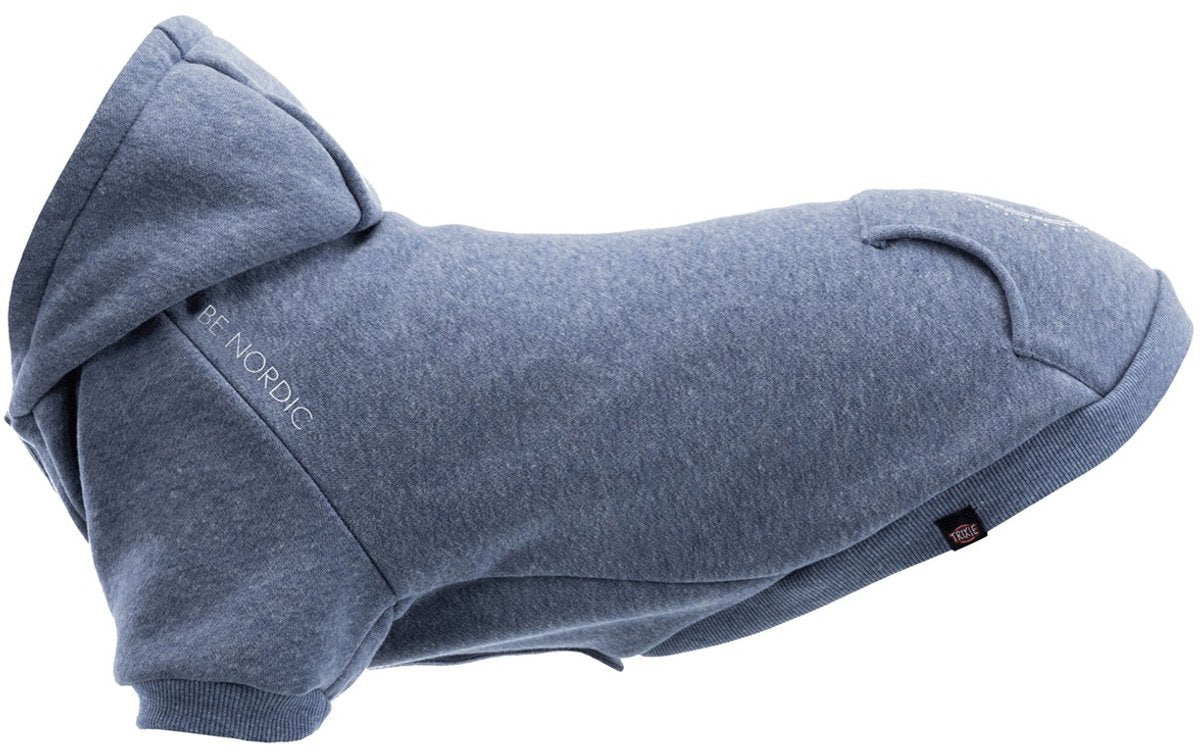 Trixie Be Nordic Hundepullover Kapuzenpullover Flensburg Blau 50 cm