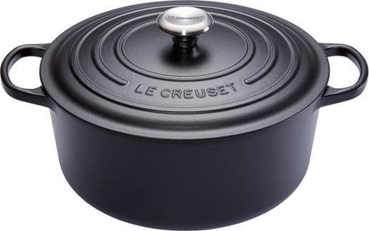 Le Creuset Signature Bratpfanne – 2,4 l – 20 cm – Schwarz