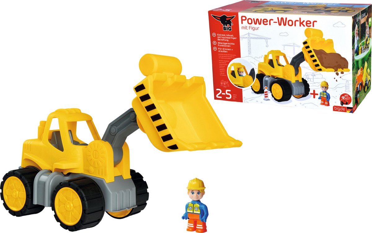 Big Power Worker Midi Wheel Lauer Schaufel mit Abbildung