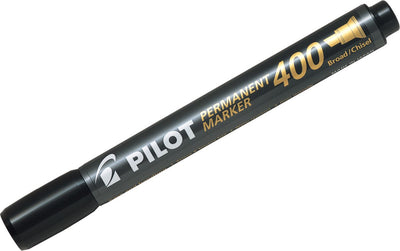 Permanentmarker Pilot 400 meißelförmige Spitze schwarz