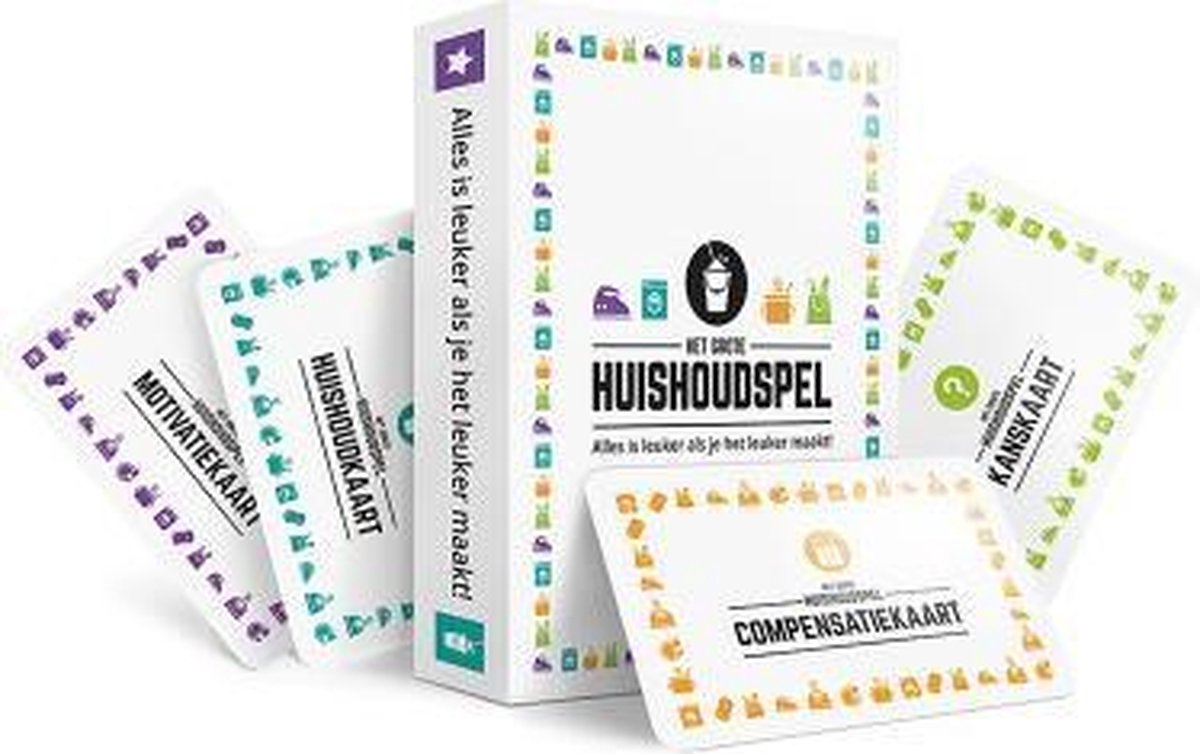 Peerdrops Haushaltsspiel Brettspiel für die ganze Familie aus Pappe.
