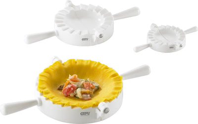 Gefu Pasta Perfetta Teigpressen-Set – 3-teilig – für Ravioli gefüllten Nudelteig
