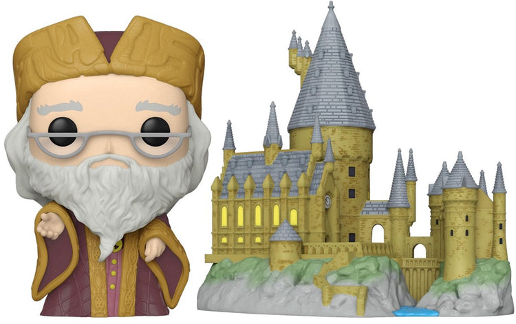 Funko-Pop! - Harry Potter: Town - Dumbledore mit Hogwarts