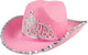 Boland Hut glimmer rosa