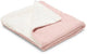 Gestrickte Babydecke von Little Dutch – Fleece – Rosa – Essentials