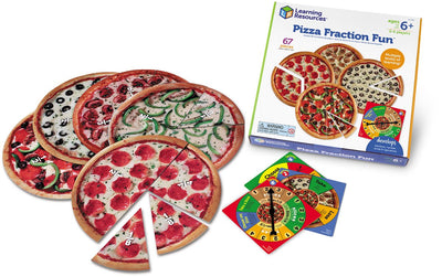 Lernressourcen Pizza-Bruchteilspiel – 6+