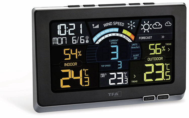 TFA Dostmann Frühlingsbrise 35.1140.01 Funk-Wetterstation Anzahl Sensoren max.: 3