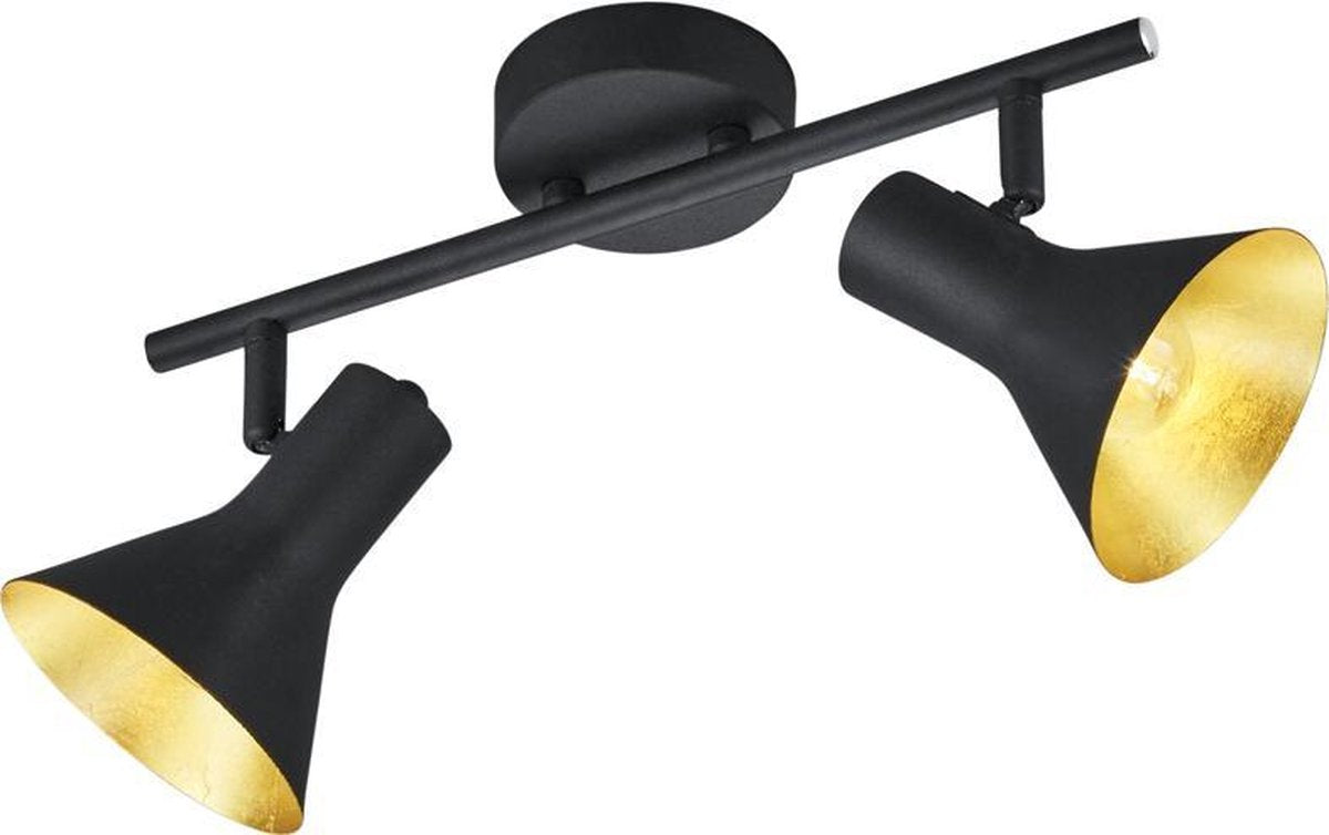 Rl lebe deine Lichtrealität Nina – Deckenspot – 2 Lichter – H 210 mm – Schwarz