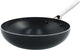 Kochstar Night Keramik-Wok-Pfanne ohne Deckel – 28 cm – 3,69 l – PFAS-frei – Induktions-Wok-Pfanne – Induktionspfanne – spülmaschinenfest – ofenfest bis 200 °C – Keramik-Antihaftbeschichtung – Edelstahlgriff – Edelstahlrand – Schwarz