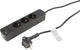 Q-Link-Steckdosenleiste - 3-fach - geerdet - mit Flachstecker - USB A C - 3 x 1,5 mmâ² - 1,5 m - Schwarz