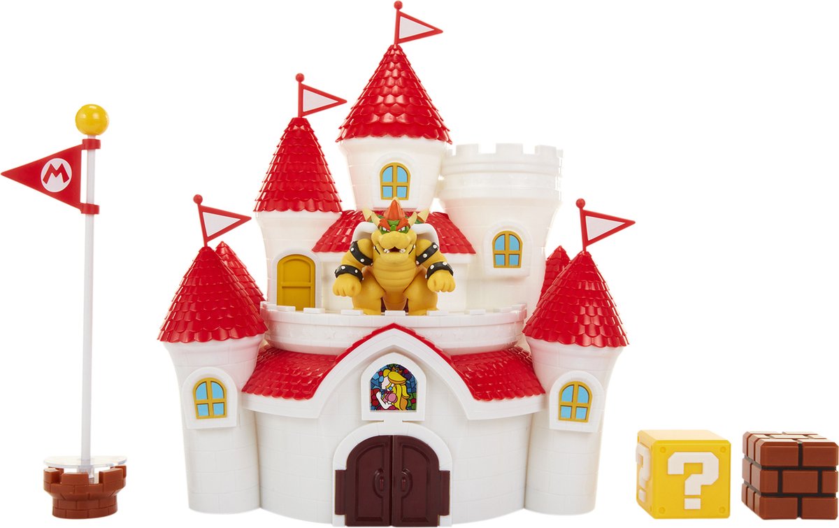 Jakks Nintendo Super Mario großes Spielset Luxus Mushroom Kingdom Castle