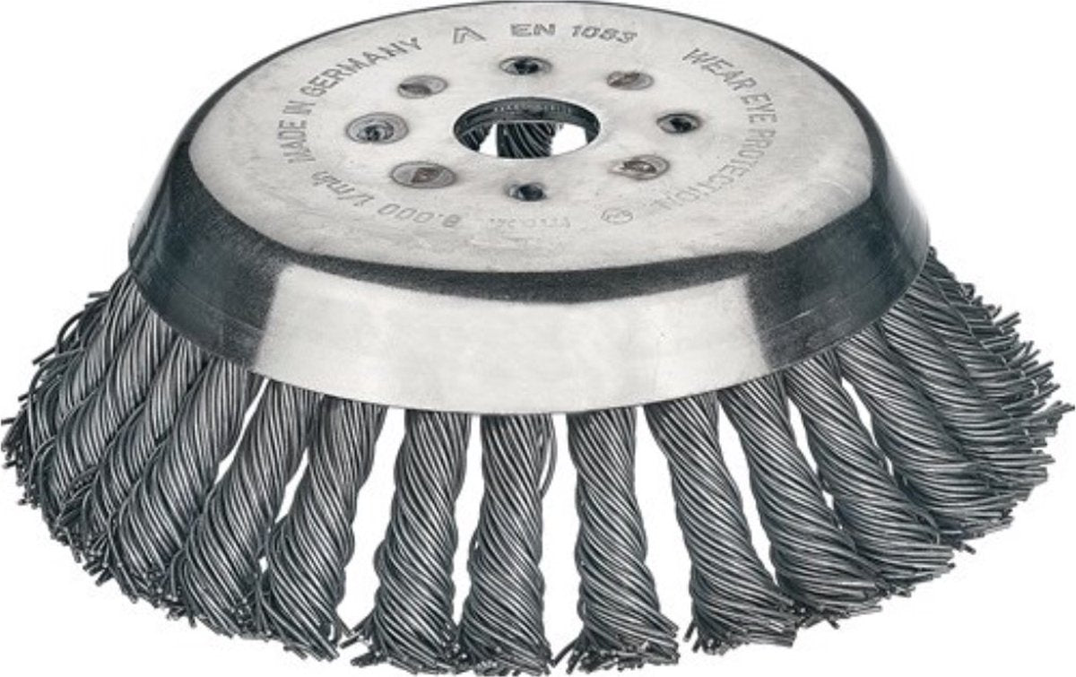 Lessmann - Stahldrahtbürste - 180 mm - 0,5 mm Drahtstärke