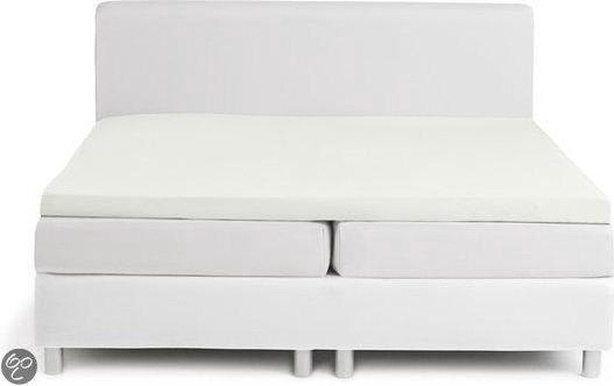 Nightkiss Damai Spannbettlaken für Topper – Baumwolle – 180 x 200 – Elfenbein