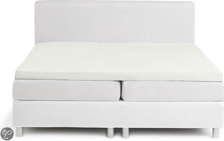Nightkiss Damai Spannbettlaken für Topper – Baumwolle – 180 x 200 – Elfenbein