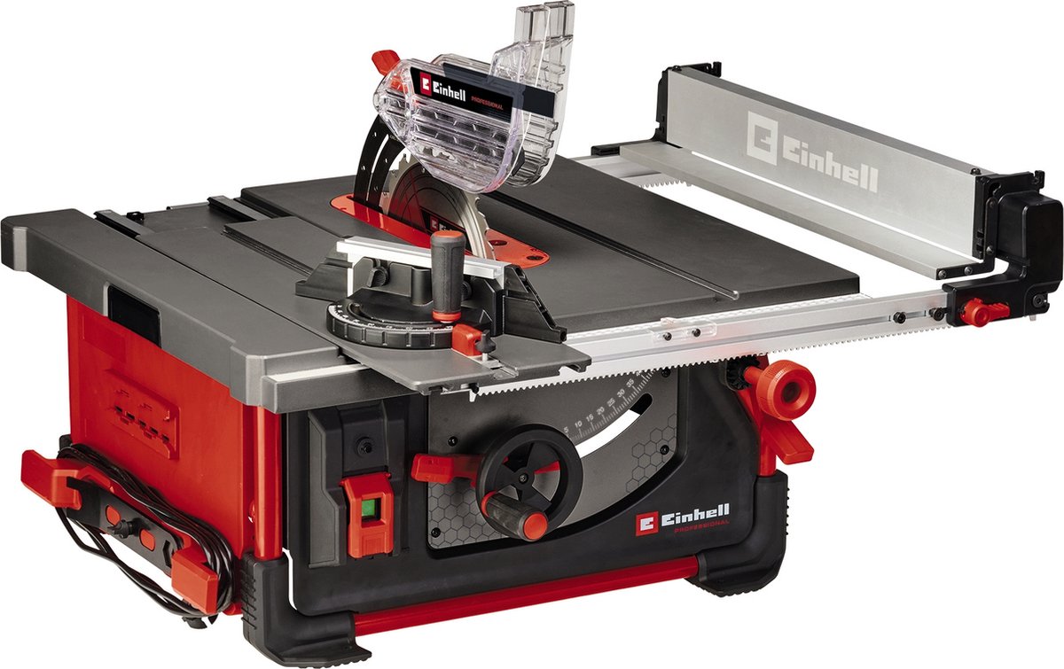 Einhell Profi Elektro-Sägetisch TP-CC 10 t - 2000 W - ø254 mm - Sägeblatt 45° 1-seitig neigbar - inkl. Sägeblatt mit 24 Zähnen