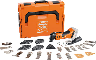 Fein Multimaster AMM 700 Max Top Akku-Multitool + Zubehör 18 V Ampshare Grundkörper in L-Boxx – 71293663000