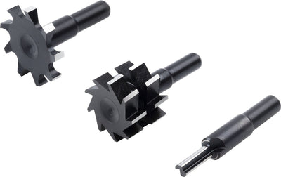 Wolfcraft - Universalfräser-Set 4-teilig - Bohrfräser - Fräser-Set - 3254000