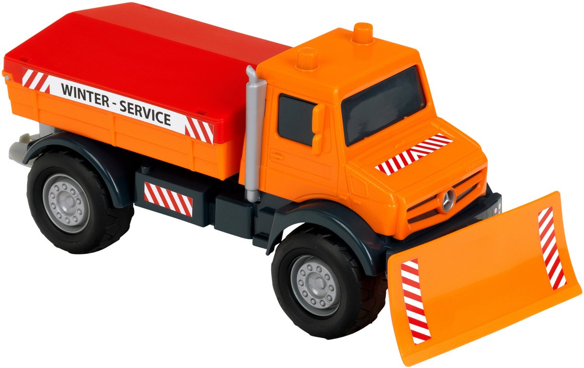 Klein Toys - Mercedes-Benz - Unimog Winterdienst - für drinnen und draußen - Maßstab 1:24