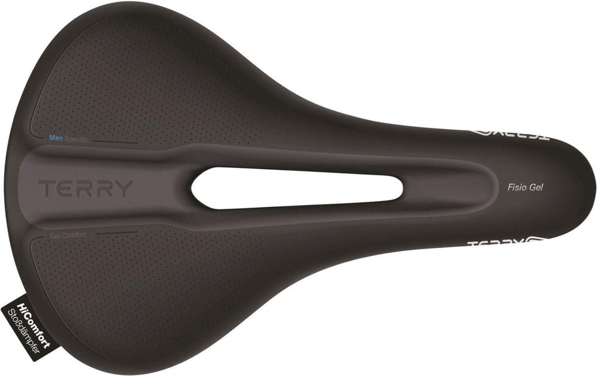Terry Sattel Fisio Flex Gel Männer schwarz