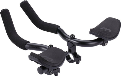 BBB Cycling Aerobar-Rennrad – verstellbarer Aluminium-Lenker – verstellbarer Aero-Lenker mit Armlehne – Zeitfahr-Lenker – Triathlon-Lenker – kompatibel mit 22,2, 25,4 oder 31,8 mm Fahrradlenker – Aerokomfort BHB-59