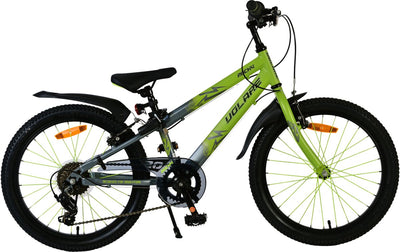 Volare Rocky Children's Bicycle 20 Zoll 7 Geschwindigkeit grün grau