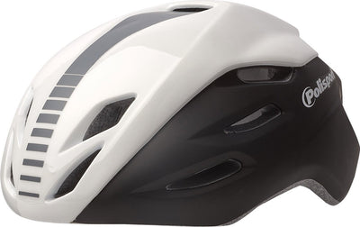 Polisport-Helm Aero Road Matt Weiß Glanz weiß grau l 58-61cm