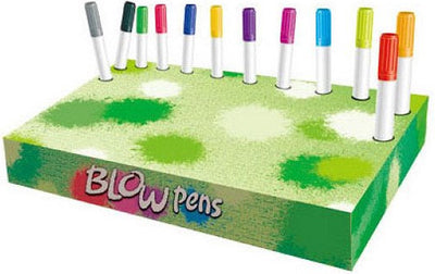 Blasfederset mit Dinosaurierpumpe