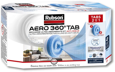 Rubson 1006729 – Feuchtigkeitsreibe aero360 4xref | 1 Stk