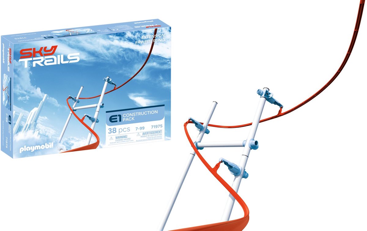 Playmobil Sky Trails Baupaket – 71975 – Konstruktionsspielzeug, erweiterbares Zubehörset, gestalten Sie Ihre eigene Welt, individuell und fantasievoll, für Actionfans und Baubegeisterte