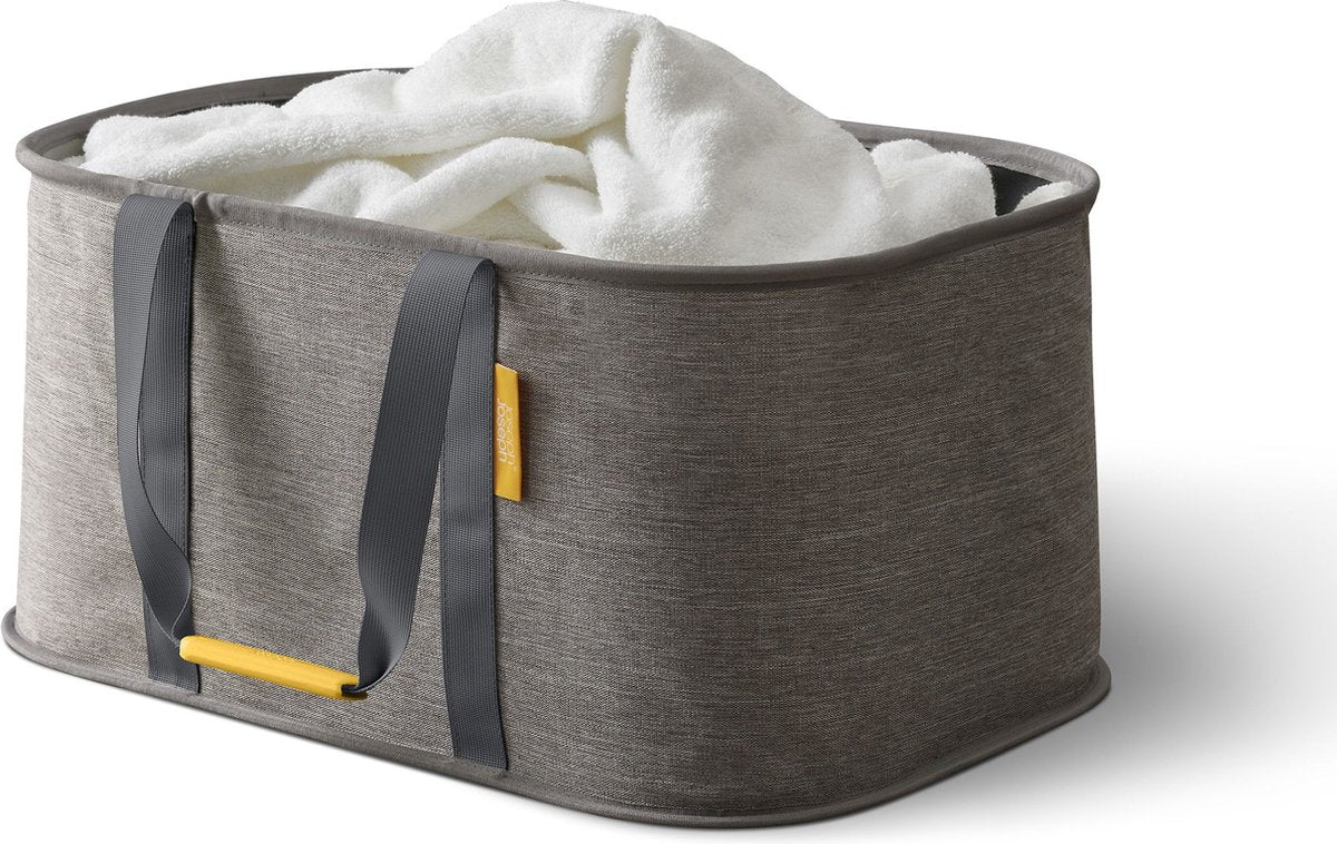 Joseph Joseph Hold-All-Wäschekorb – faltbar – Grau – 35 Liter