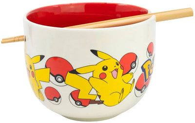 Stor Pokémon – Pikachu Ramen Schüssel mit Stäbchen