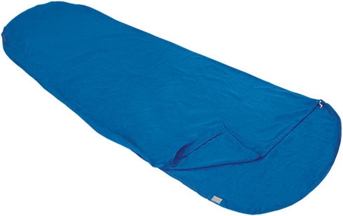 Enna-Bettlaken mit hoher Spitze – blau