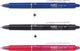 Pilot Frixion Ball Clicker Medium 3 Stück (Rot, Blau und Schwarz)