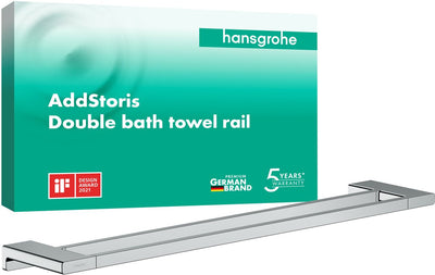 Hansgrohe Addstoris Doppel-Handtuchhalter Chrom