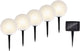 Solar-Gartenlampen, 5 Stk.
