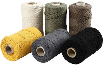 Creativ Company Macrame Cord Colors, 6x198m