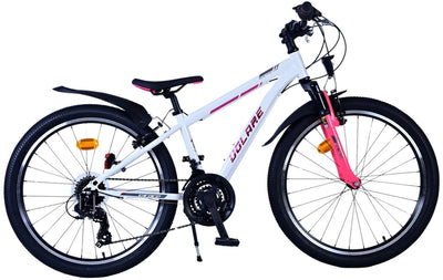Volare XC Race Children's Bicycle 26 Zoll 21 Geschwindigkeit Weiß Pink