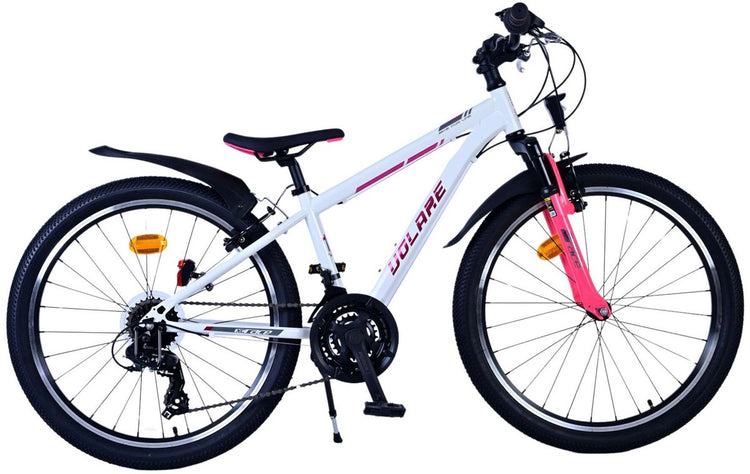 Volare XC Race Children's Bicycle 26 Zoll 21 Geschwindigkeit Weiß Pink