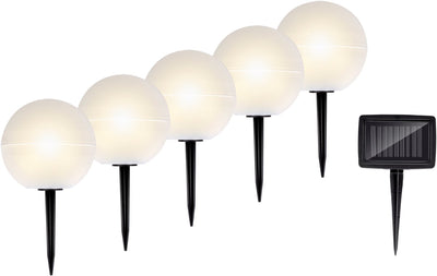 Solar-Gartenlampen, 5 Stk.