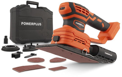 Powerplus Dual Power Multischleifer powdp50500 – 20 V Schleifer – exkl. Akku und Ladegerät - 25 Stück