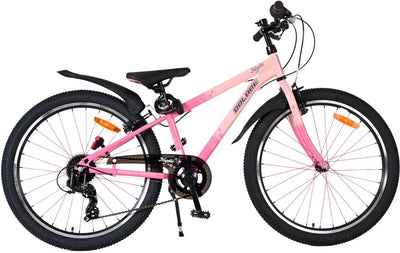 Volare Mystic Kinderfahrrad – 24 Zoll – Pink – 7 Gänge