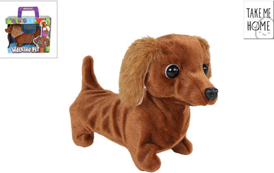 Bring mich nach Hause, interaktiver Laufhund-Dackel – 19 cm
