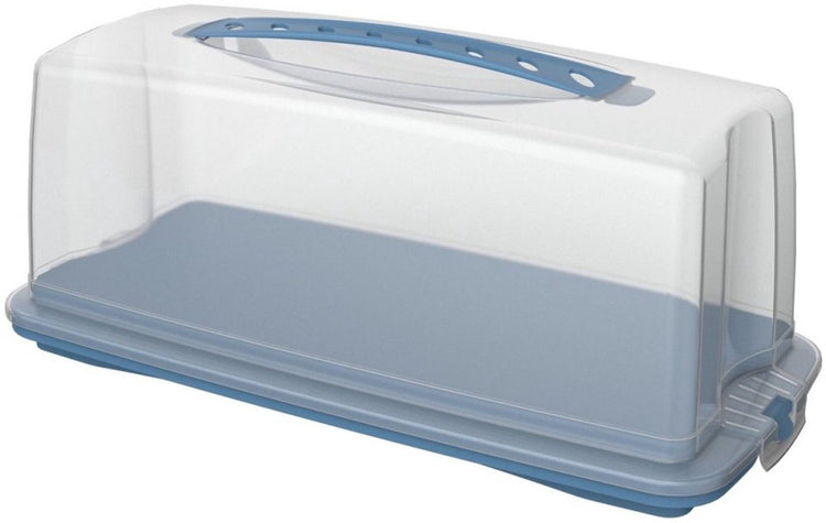 Rotho Frischkuchenbox 36x16,5x16,5 cm Horizontblau transparent