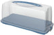 Rotho Frischkuchenbox 36x16,5x16,5 cm Horizontblau transparent