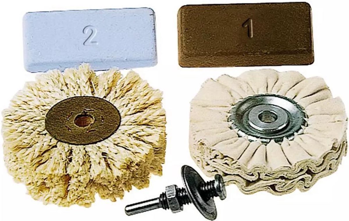 Wolfcraft Wolfcraft Professional Politur Set 5-teilig 2179000