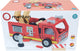 Mentari-Fahrzeuge – Feuerwehrauto – 22,5 x 13,5 x 13 cm – mit Zubehör – 3 Jahre