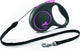 Flexi rollijn schwarzes design kordrosa pink