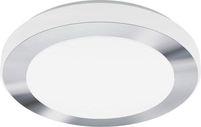 Eglo Batholino LED Carpi - Wand-Deckenleuchte - 1 Licht - ø38,5 cm - Weiß, Chrom - Weiß