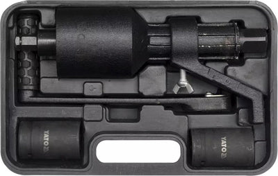 Yato mechanischer Kraftvervielfacher Drehmomentvervielfacher – 1:58 – max. 4200 nm – für Links-Rechts-Drehgewinde